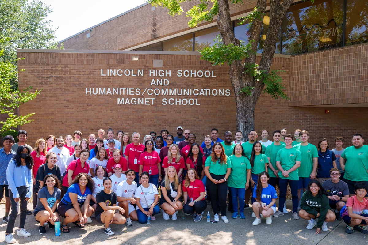 stock the school volunteers